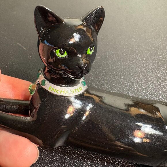 ENCHANGED AMOUR Black Cat Figurine Collection by Hamilton - Picture 2 of 6